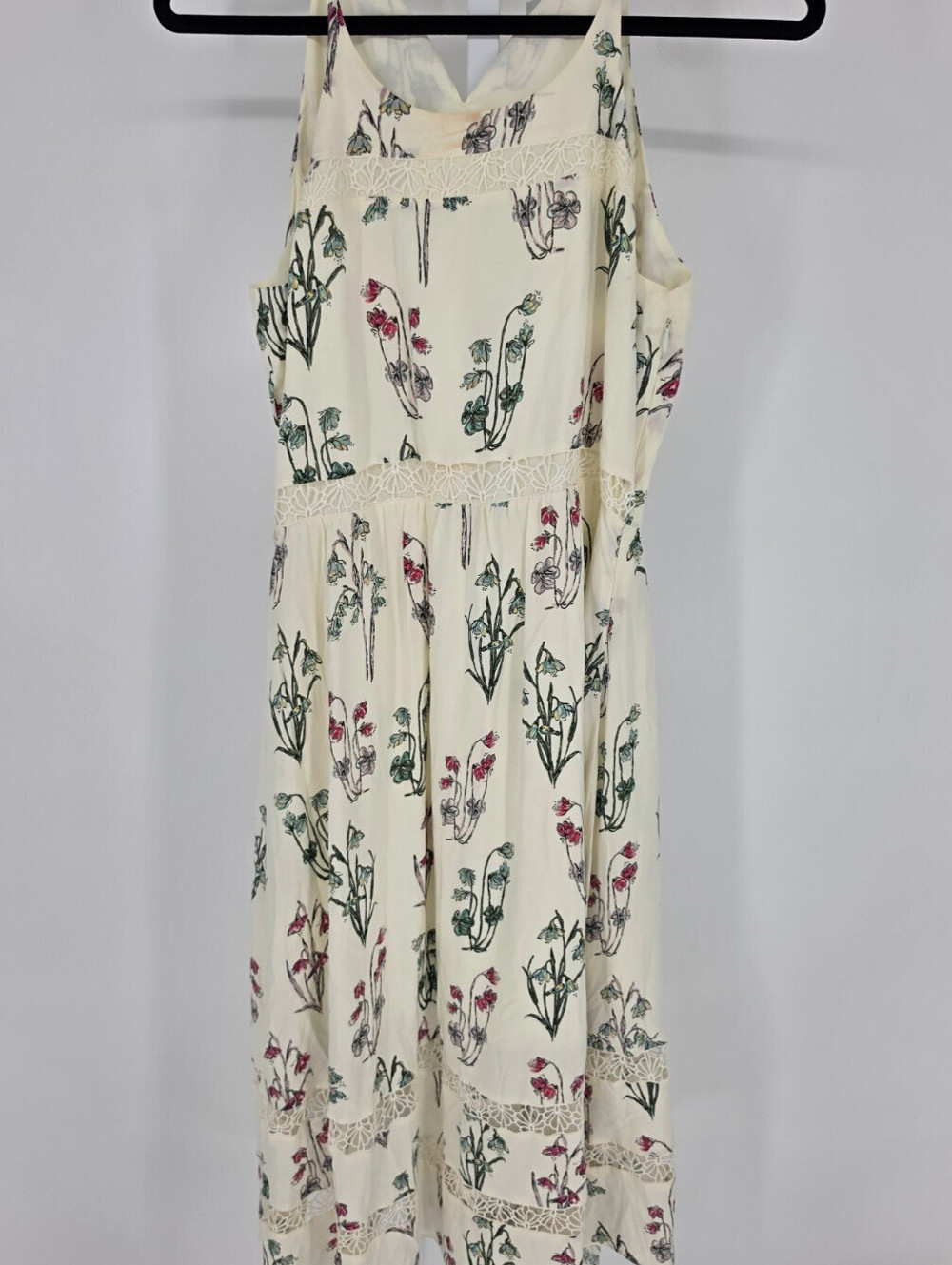 Disney Collection by LC Lauren Conrad Alice in Wonderland Midi Dress Sz S Floral